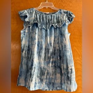 2/$12 bundle NWOT Lularoe Stasha Ruffle Top